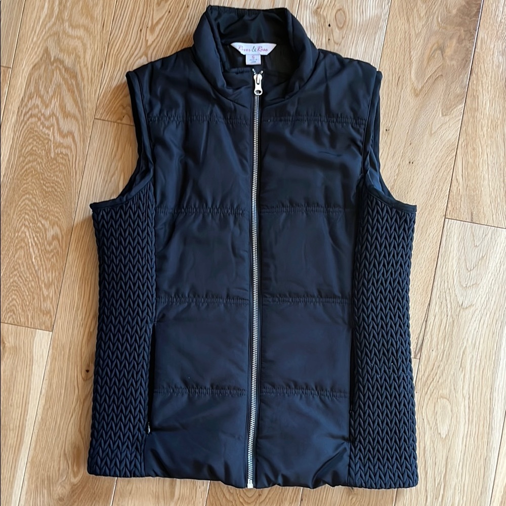 Black Quilted Puffer Vest